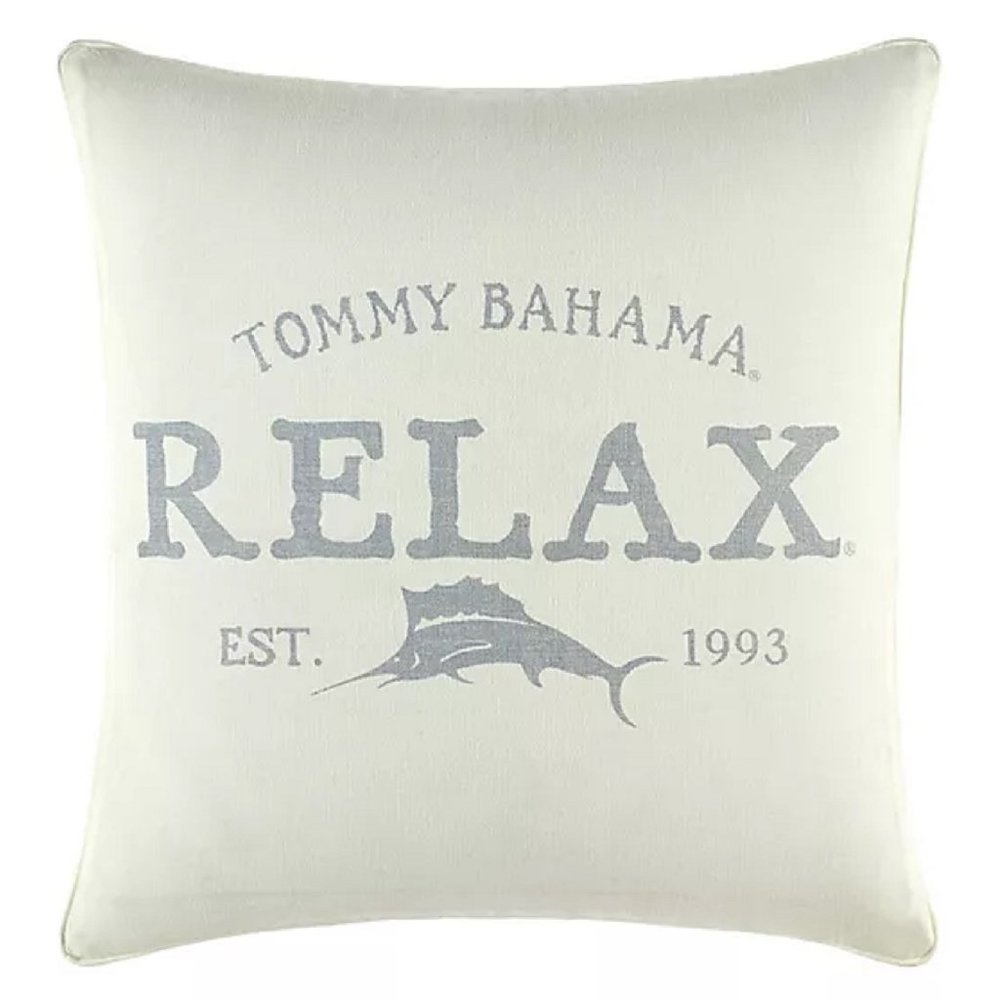TOMMY BAHAMA 20x20" Raw Coast Accent Pillows featuring Gray Marlin ( Sail Fish )
